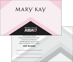 Cartão Temporario de Sessão Mary Kay - Garagem Rosa MK