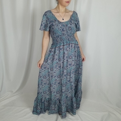Vestido longo cheap estilo hippie