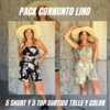 PACK 5 SHORT Y 5 TOP LINO / PACK 36