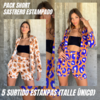 Pack 5 short estampados / Pack 24