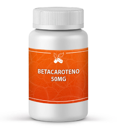 BETACAROTENO 50MG CÁPSULAS