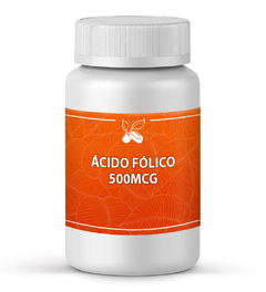 ÁCIDO FÓLICO 500mcg CÁPSULAS