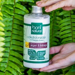 CONDICIONADOR ARGAN E LINHAÇA HIDRATAÇÃO SUAVE ( BONI NATURAL ) - comprar online