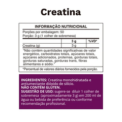 CREATINA 100% CREATINA MONOHIDRATADA 150G - 50 DOSES (OCEANDROP) - comprar online