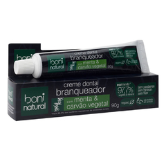 CREME DENTAL MENTA E CARVAO VEGETAL 90G ( BONI NATURAL )