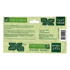 CREME DENTAL MENTA E MELALEUCA 90G ( BONI NATURAL ) na internet