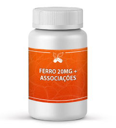 FERRO 20MG + ASSOCIAÇÕES CÁPSULAS