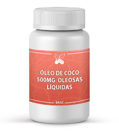 ÓLEO DE COCO 500MG CÁPSULAS OLEOSAS LÍQUIDAS