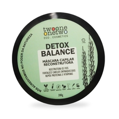 Máscara Capilar Reconstrutora Detox Balance Twoone Onetwo Natural Vegana 200g ( TWOONE ONE TWO )