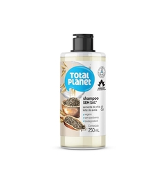 SHAMPOO SEM SAL SEMENTE DE CHIA E LEITE DE AVEIA 250ml ( TOTAL PLANET )