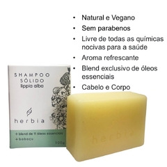 SHAMPOO SOLIDO LIPPIA 100G ( HERBIA ) na internet