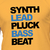 Camiseta para djs produtores | Synth, lead, pluck, bass, beat.