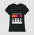 Camiseta para Pianistas. Born to play the piano! - loja online
