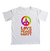Camiseta croppet hippie: Amor, paz e união. - Zetaz Camisetas