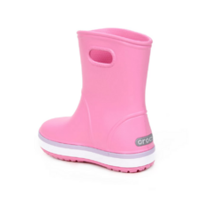 BOTA INFANTIL CROCBAND KIDS RAIN BOOT ROSA CROCS 2058276QM - comprar online