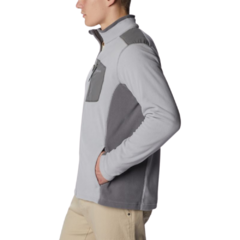 JAQUETA MASCULINA FLEECE FULL ZIP KLAMATH RANGE CINZA GREY AM5048-039 COLUMBIA - comprar online