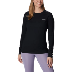 BLUSA FEMININA SEGUNDA PELE OMNI HEAT INFINITY KNIT LONG SLEEVE PRETO AL2484-010 COLUMBIA