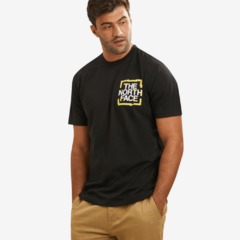 CAMISETA MASCULINA MANGA CURTA COORDINATES PRETO 5J5ANJK3 THE NORTH FACE