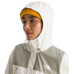 JAQUETA FEMININA ANTORA CORTA VENTO WHITE DUNE E KHAKI NF0A7QEUROR THE NORTH FACE - Terratop Aventura