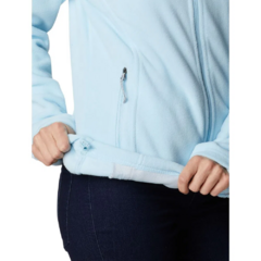 JAQUETA FEMININA FLEECE FAST TREK II FULL ZIP AZUL SPRING BLUE EL6081-490 COLUMBIA - Terratop Aventura