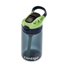 GARRAFA KIDS PLASTICA 414ML AUTOSPOUT TRITAN VERDE E AZUL CONTIGO - comprar online