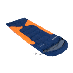 SACO DE DORMIR FREEDOM REGULAR -1,5C-3,5C AZUL E LARANJA NAUTIKA