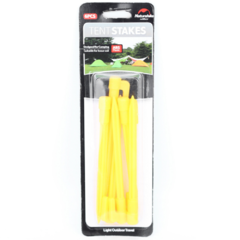 ESTACAS DE PLÁSTICO 15CM TRIANGULAR 6 PEÇAS AMARELO NATUREHIKE - comprar online