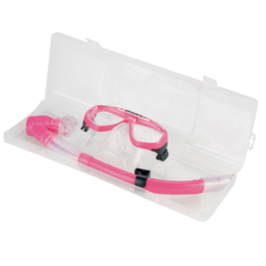 KIT DE MERGULHO PRATA SPLENDA TRANS/PINK SEASUB - comprar online