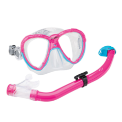 KIT DE MERGULHO INFANTIL BUBBLE PINK SEASUB