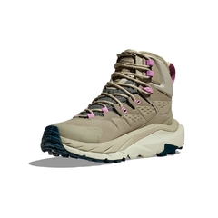 BOTA FEMININA IMPERMEÁVEL GORETEX KAHA 2 BEGE E LILÁS 1123156BYCL HOKA na internet