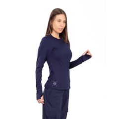 BLUSA FEMININA SEGUNDA PELE THERMIC AZUL MARINHO 207500100206 ALPEN - comprar online