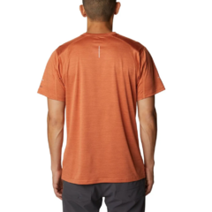 CAMISETA MASCULINA MANGA CURTA DRY OMNI-FREEZE ZERO ALPINE CHILL LARANJA AO3561-849 COLUMBIA - comprar online