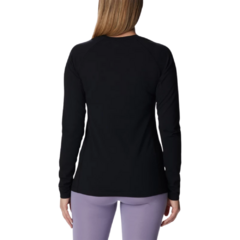 BLUSA FEMININA SEGUNDA PELE OMNI HEAT INFINITY KNIT LONG SLEEVE PRETO AL2484-010 COLUMBIA - comprar online