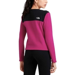 BLUSÃO FEMININO FLEECE TKA GLACIER CREW PRETO E ROSA 7UJVNKU4 THE NORTH FACE - comprar online