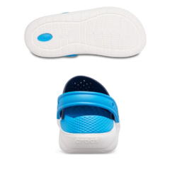 SANDÁLIA INFANTIL LITERIDE NAVY/WHITE 205964462 CROCS na internet