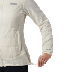 JAQUETA FEMININA FLEECE BASIN BUTTE FULL ZIP BEGE AK1308-191 COLUMBIA na internet