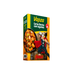 CARNE BOVINA COM LEGUMES COZIDO NO VAPOR 320G SÓ AQUECER VAPZA