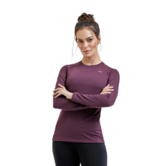 BLUSA FEMININA SEGUNDA PELE DELTA COOLING CREW GRAPE 21211-152 SOLO