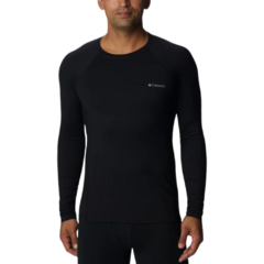 BLUSA MASCULINA SEGUNDA PELE HEAVYWEIGHT STRETCH LONG SLEEVE PRETO AM6320-011 COLUMBIA