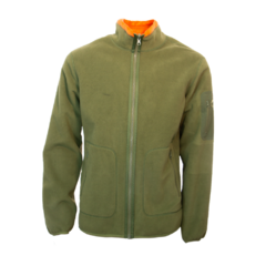 JAQUETA MASCULINA FLEECE DUPLA FACE TEDDY VERDE E LARANJA 219R05075ZZZI75 KAILASH - comprar online