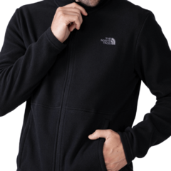 JAQUETA MASCULINA FLEECE TKA GLACIER FULL ZIP PRETO A007NKT0 THE NORTH FACE na internet