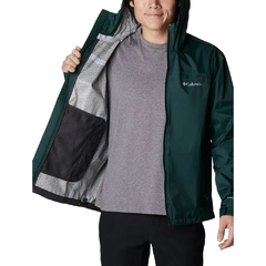 JAQUETA MASCULINA ANORAK EVAPOURATION CORTA VENTO VERDE SPRUCE RM2023-370 COLUMBIA na internet