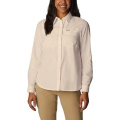 CAMISETA FEMININA MANGA LONGA DRY FPS 50 SILVER RIDGE 3.0 LS BEGE AL0356-278 COLUMBIA