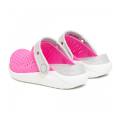 SANDÁLIA FEMININA LITERIDE ELETRIC PINK/WHITE 2059646QR CROCS - Terratop Aventura