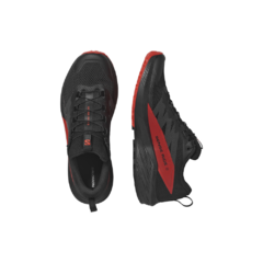 TÊNIS MASCULINO SENSE RIDE PRETO E VERMELHO 472143 SALOMON - Terratop Aventura