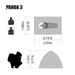 BARRACA PANDA 3P NAUTIKA