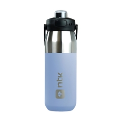 GARRAFA TÉRMICA INOX 750ML ISOMAX AZUL CLARO NAUTIKA