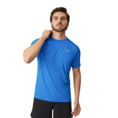 CAMISETA MASCULINA MANGA CURTA DRY FPU 50 HYPER TEE CREW AZUL A001NI0K THE NORTH FACE