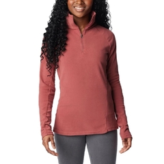 BLUSÃO FEMININO FLEECE GLACIAL™ IV 1/2 ZIP BETERRABA AK1131-679 COLUMBIA