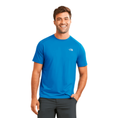 CCAMISETA MASCULINA MANGA CURTA DRY FPU 50 HYPER TEE CREW AZUL ESCURO A001NM19 THE NORTH FACE